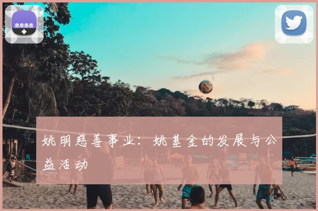 姚明慈善事业：姚基金的发展与公益活动